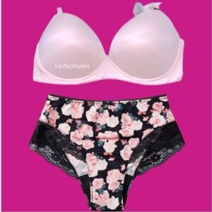 Victorias Secret Supersoft Body Maternity SET Nursing Wireless bra & Shortie